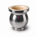 Mate de Aluminio con Interior de Madera
