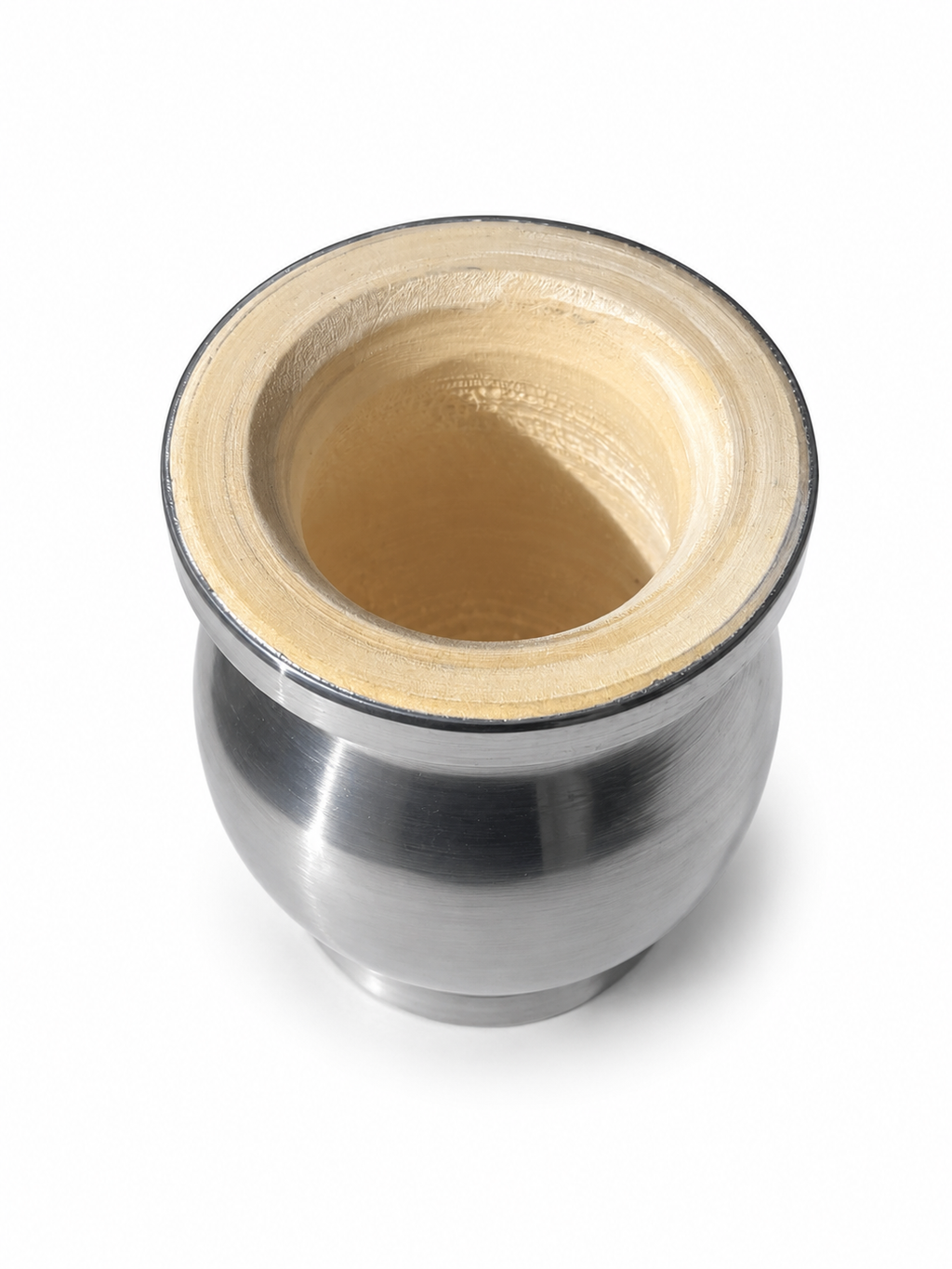 Mate de Aluminio con Interior de Madera
