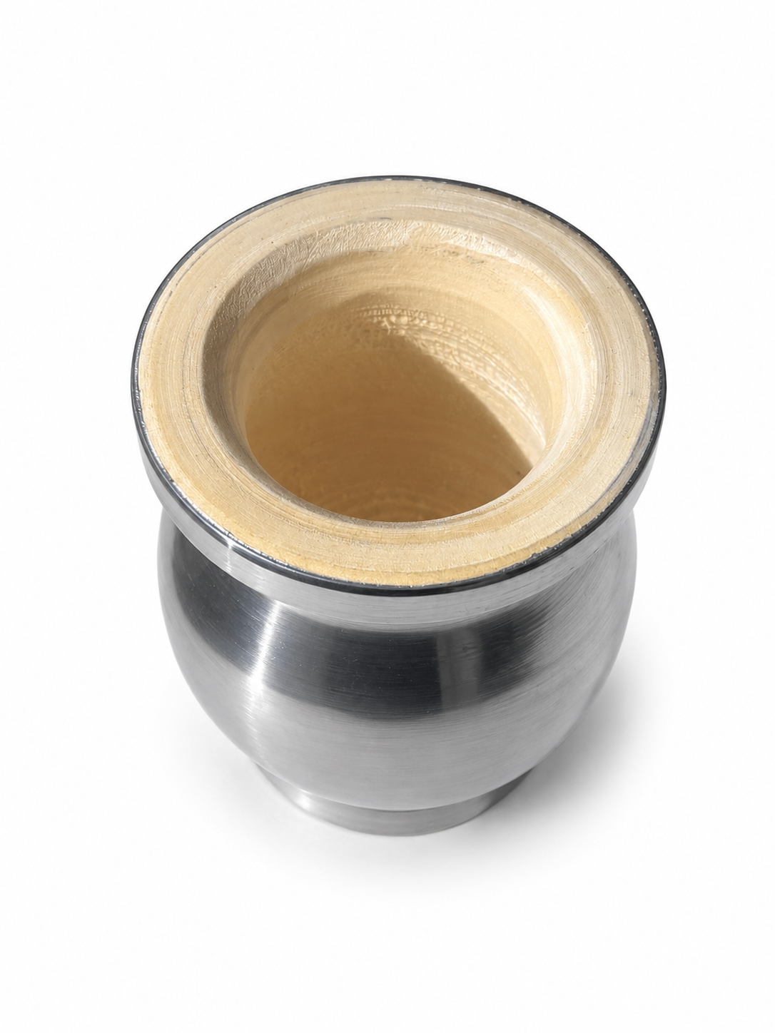 Mate de Aluminio con Interior de Madera