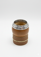 Mate Pulido boquilla alpaca cincelada