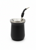 Mate de acero inoxidable Negro