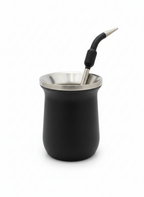 Mate de acero inoxidable Negro