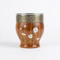 Mate Imperial de Algarrobo Pintado a Mano – Edición Artesanal