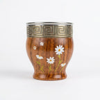 Mate Imperial de Algarrobo Pintado a Mano – Edición Artesanal