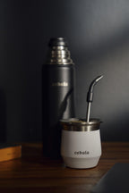 Mate & termo de acero inoxidable