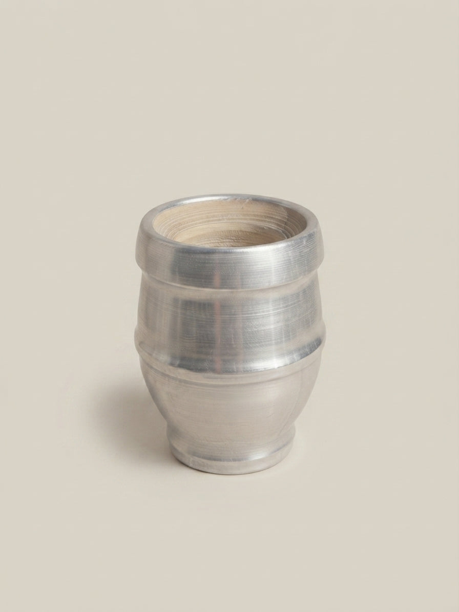 Mate de Aluminio con Interior de Madera
