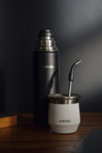 Mate de Acero Inoxidable Premium Blanco –  Empresarial Personalizado