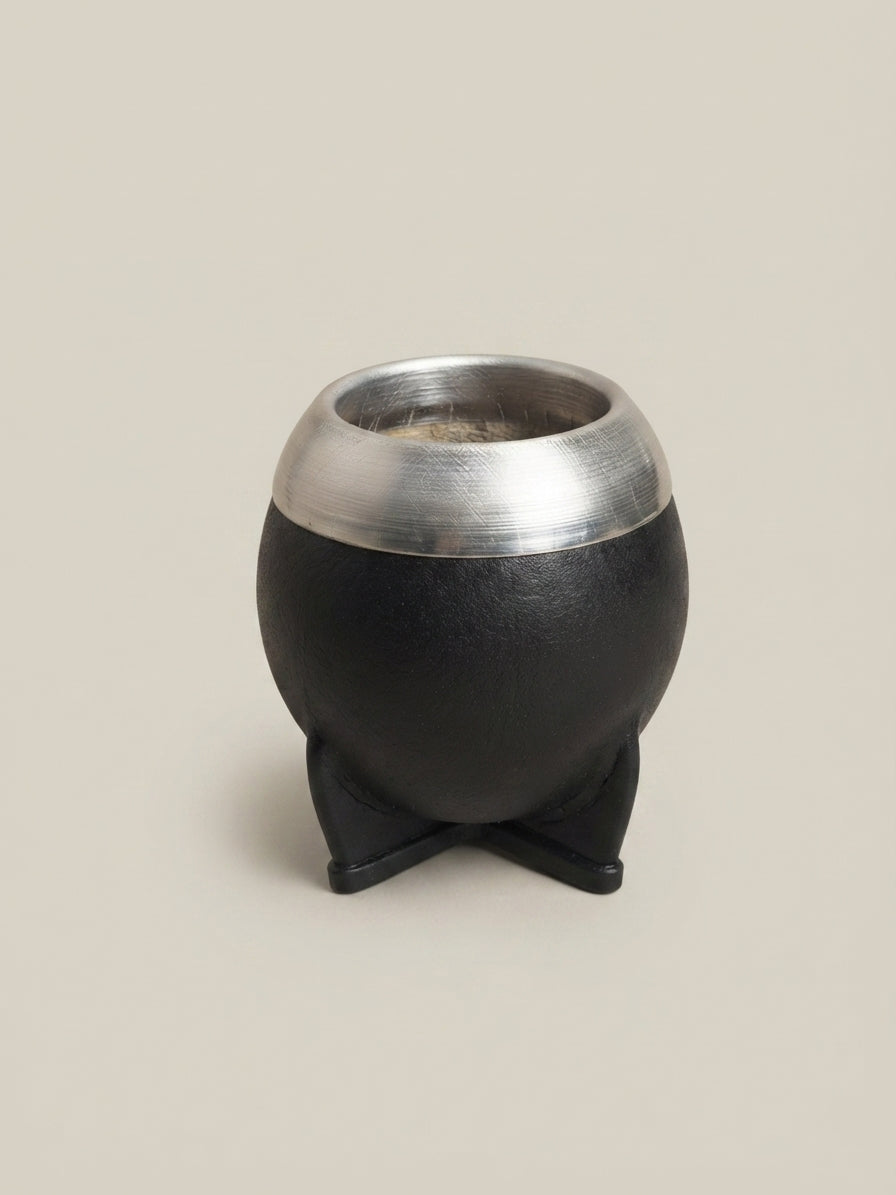 Mate De Calabaza Forrado virola joyero acero